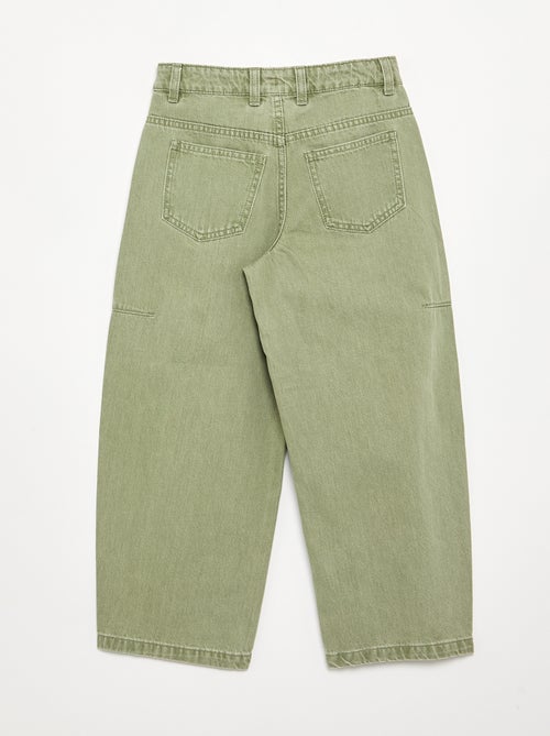 Pantalón corte globo - Kiabi