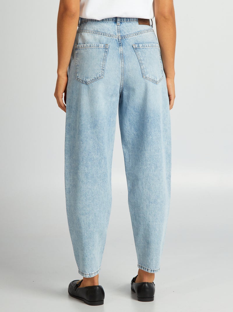 Pantalón corte globo/barrel AZUL - Kiabi