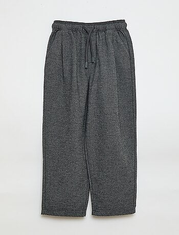 Pantalón corte jogger de franela