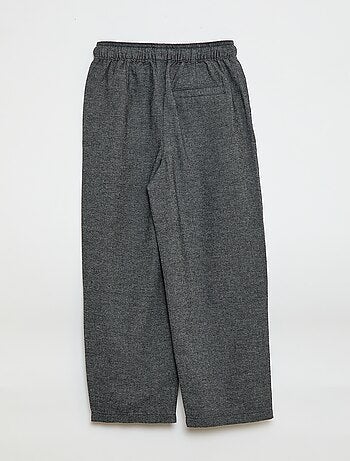 Pantalón corte jogger de franela