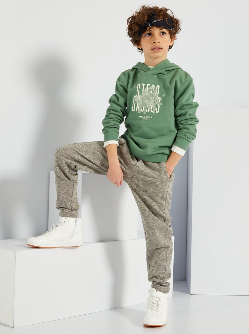 Pantalón corte jogging KAKI - Kiabi