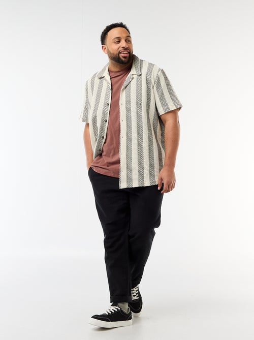 Pantalón corte recto estilo jogpant - Kiabi