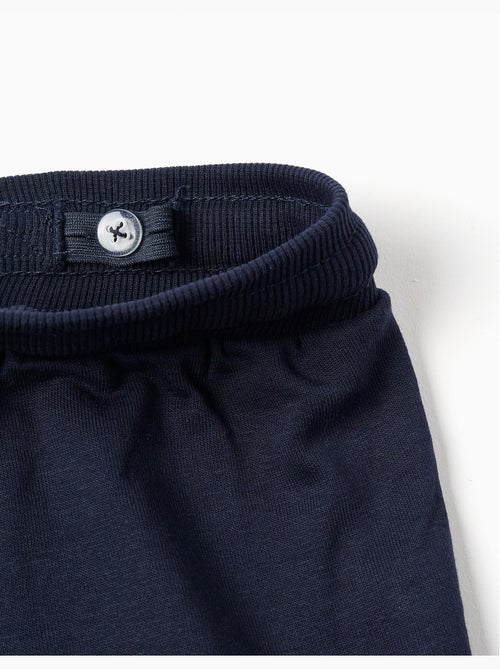 Pantalón corto cargo de felpa con cordones - Kiabi