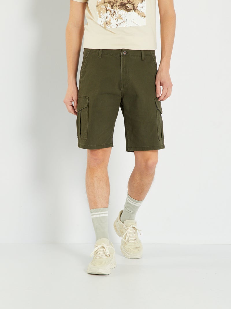 Pantalón corto cargo 'Produkt' KAKI - Kiabi