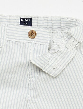 Vaquero corto chino con cintura ajustable