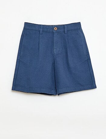 Pantalón corto chino liso