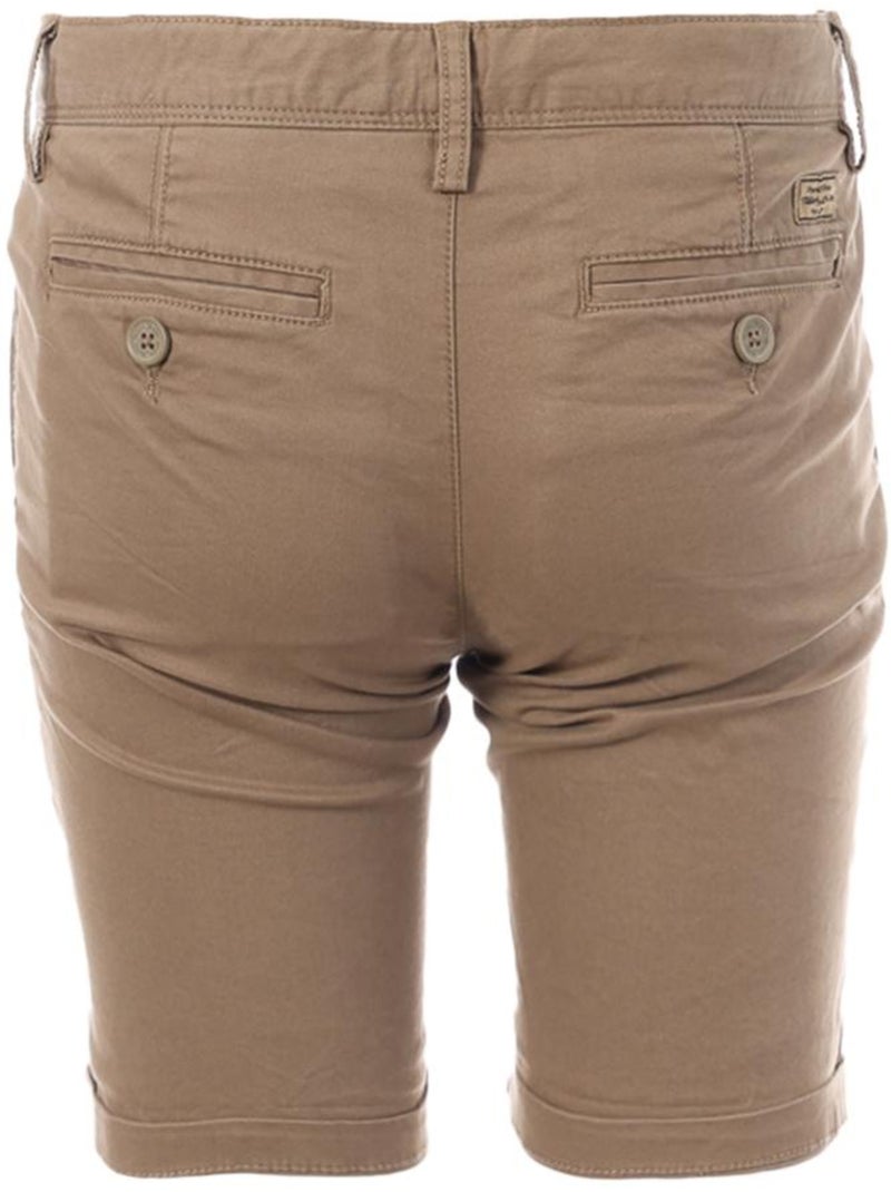 Pantalón Corto Chino para Niño Teddy Smith Marrón capuchino - Kiabi