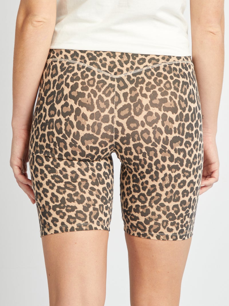 Pantalón corto ciclista BEIGE - Kiabi
