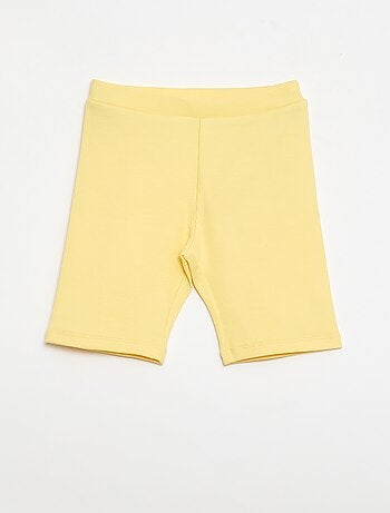 Pantalón corto ciclista de canalé