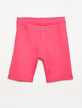 Pantalón corto ciclista de canalé