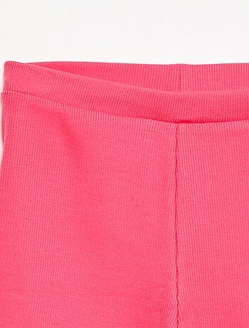 Pantalón corto ciclista de canalé