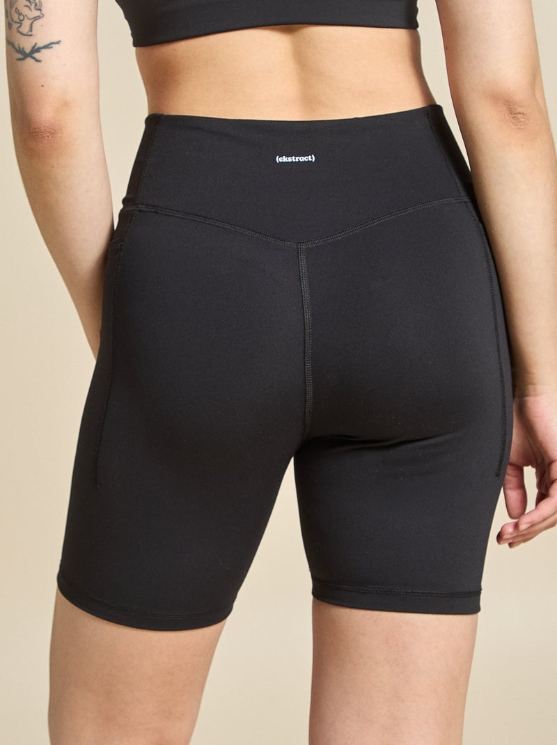 Pantalón corto ciclista deportivo - (ekstract) Negro - Kiabi