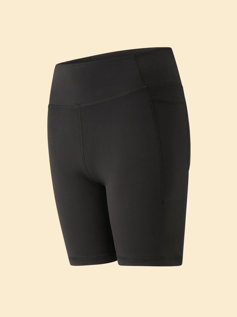Pantalón corto ciclista deportivo - (ekstract) Negro - Kiabi