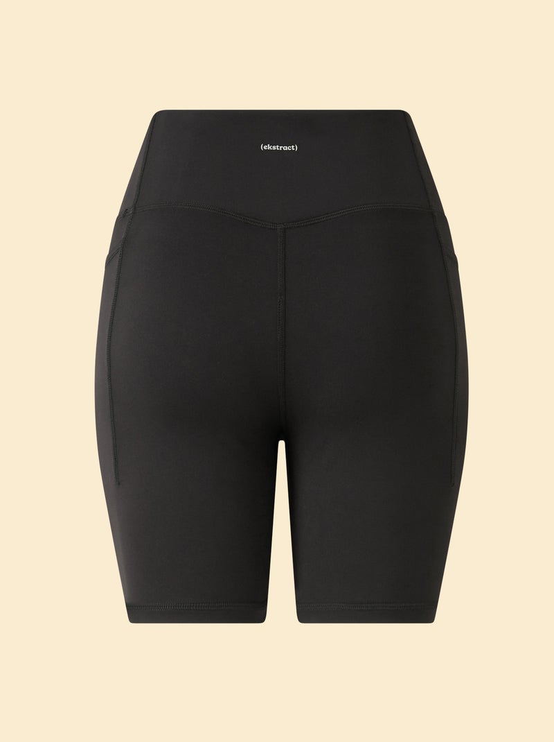 Pantalón corto ciclista deportivo - (ekstract) Negro - Kiabi