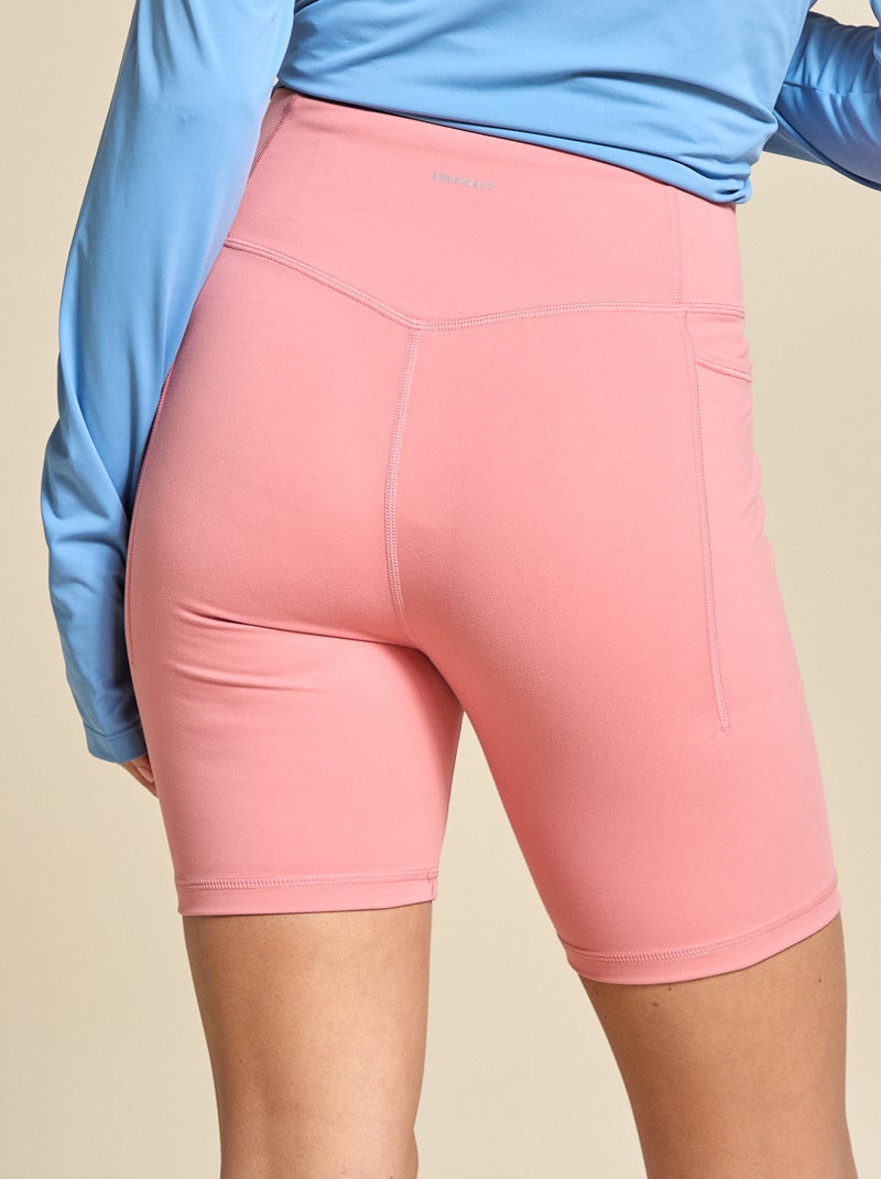 Pantalón corto ciclista deportivo - (ekstract) Rosa - Kiabi