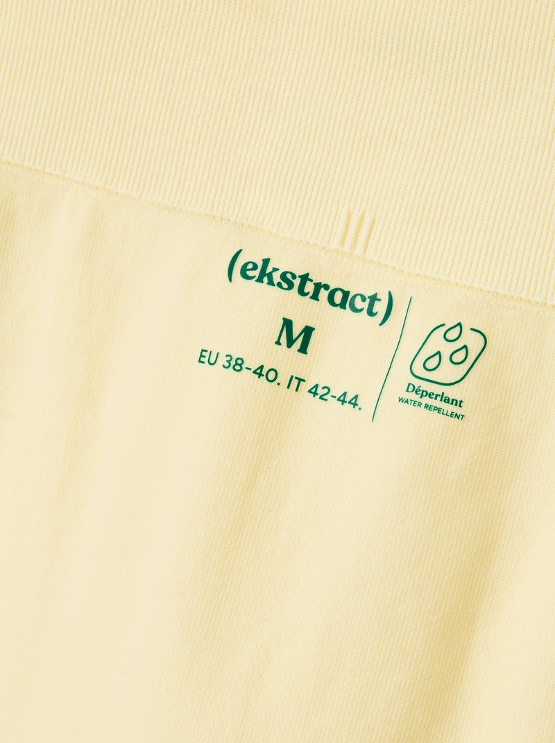 Pantalón corto ciclista deportivo sin costuras - (ekstract) Amarillo - Kiabi