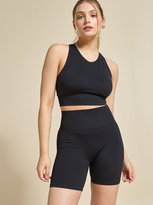 Pantalón corto ciclista deportivo sin costuras - (ekstract) - Kiabi