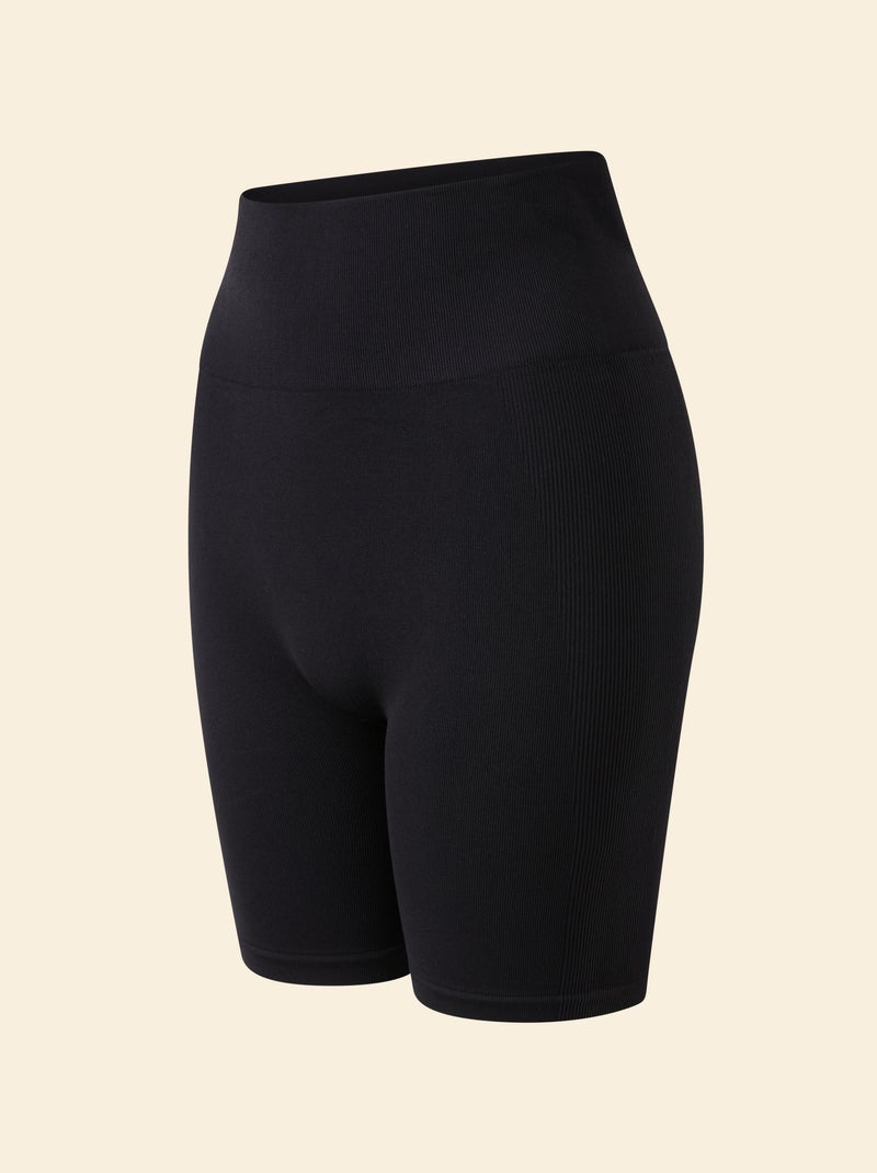 Pantalón corto ciclista deportivo sin costuras - (ekstract) Negro - Kiabi