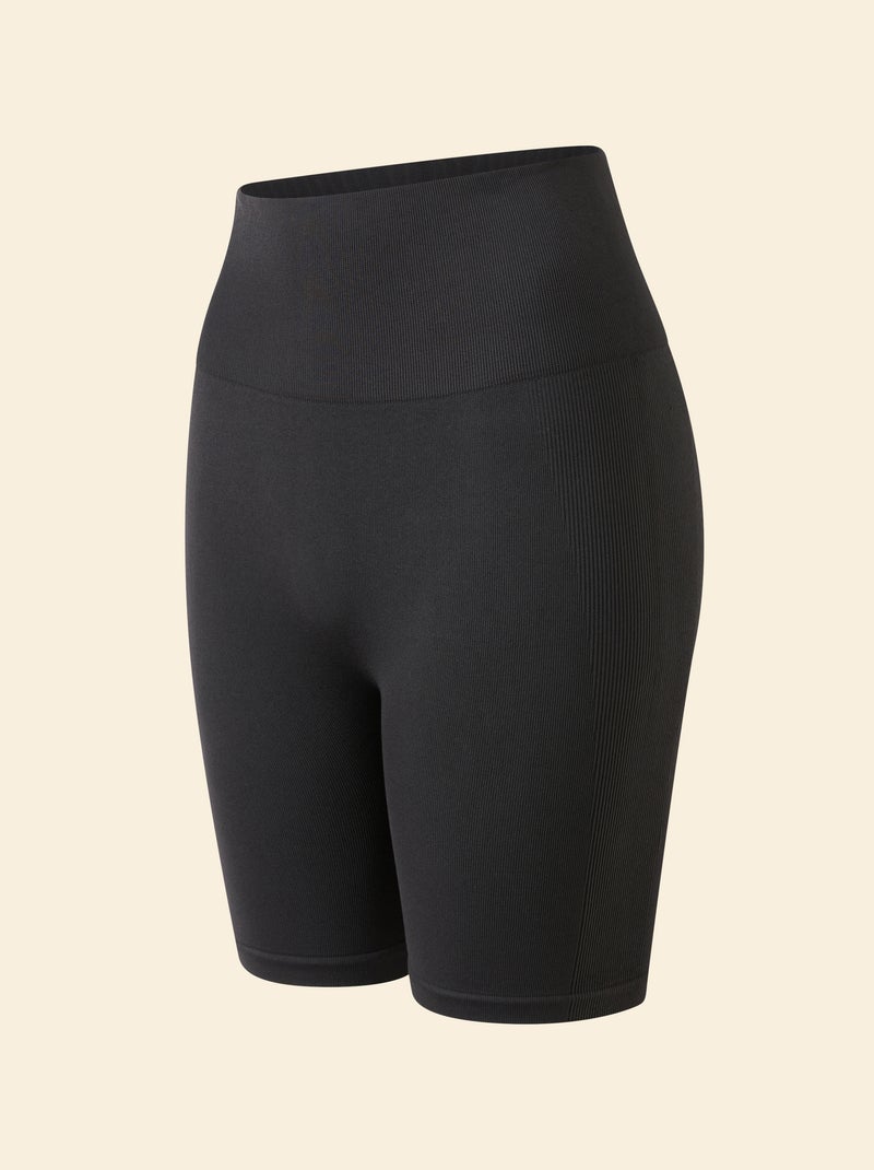 Pantalón corto ciclista deportivo sin costuras - (ekstract) Negro - Kiabi