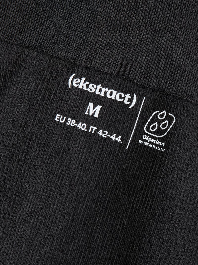 Pantalón corto ciclista deportivo sin costuras - (ekstract) Negro - Kiabi