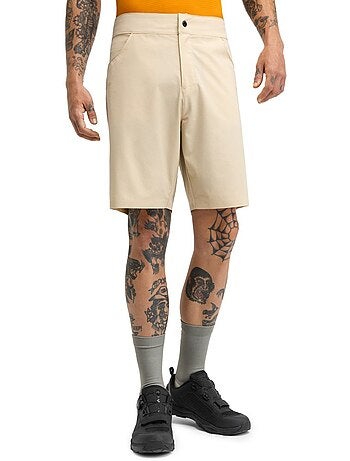 Pantalón corto cicloturismo hombre ciclismo hombre daytrip camel