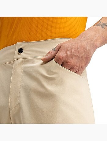 Pantalón corto cicloturismo hombre ciclismo hombre daytrip camel