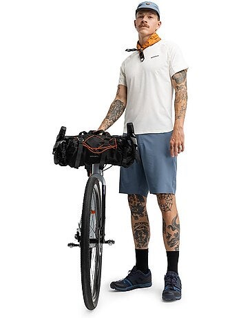 Pantalón corto cicloturismo hombre ciclismo hombre daytrip indigo