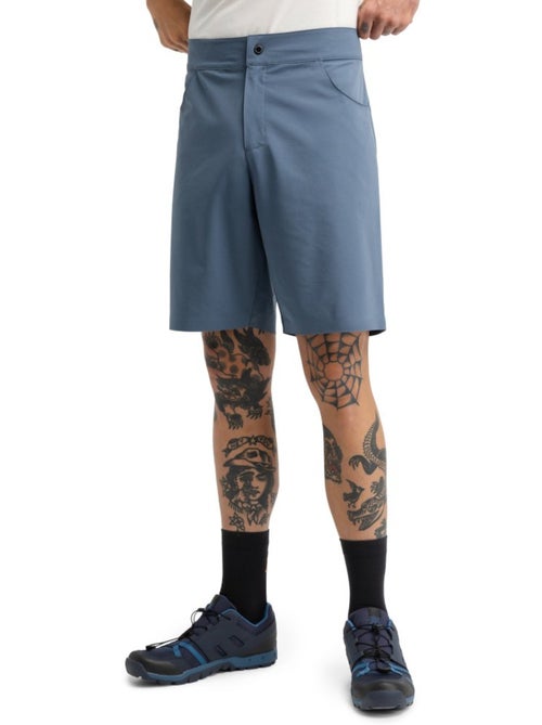 Pantalón corto cicloturismo hombre ciclismo hombre daytrip indigo - Kiabi