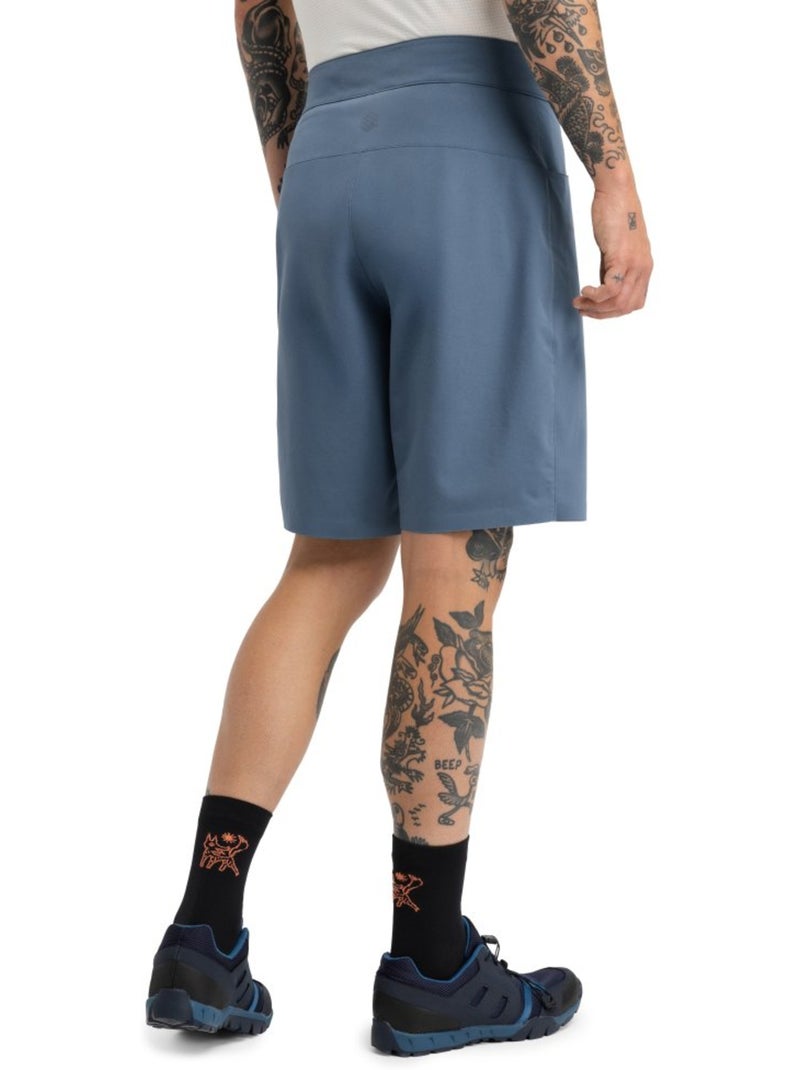 Pantalón corto cicloturismo hombre ciclismo hombre daytrip indigo Azul - Kiabi