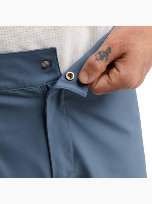 Pantalón corto cicloturismo hombre ciclismo hombre daytrip indigo - Kiabi