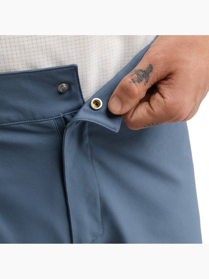 Pantalón corto cicloturismo hombre ciclismo hombre daytrip indigo Azul - Kiabi