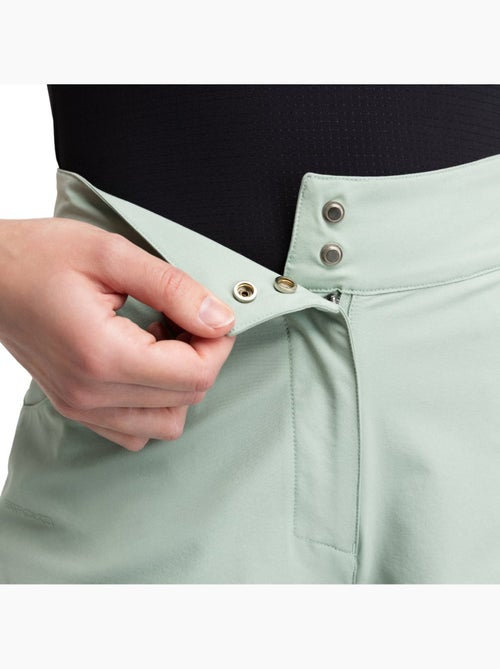 Pantalón corto cicloturismo mujer ciclismo mujer turf gray - Kiabi