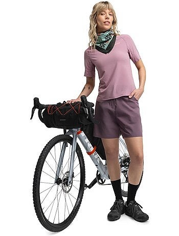 Pantalón corto cicloturismo mujer ciclismo mujer turf