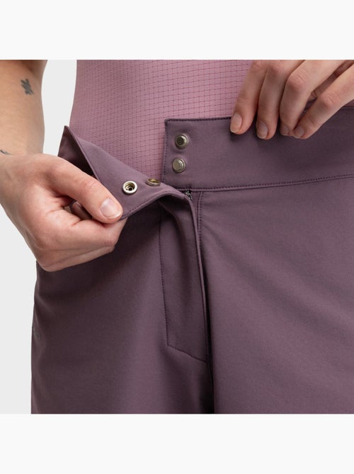 Pantalón corto cicloturismo mujer ciclismo mujer turf - Kiabi