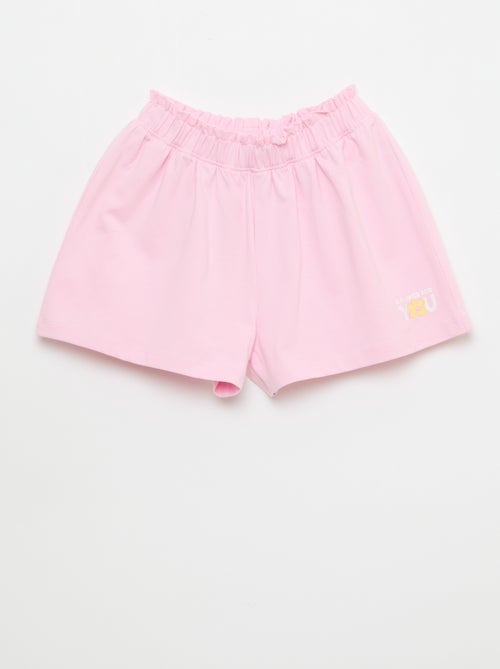 Pantalón corto colorido - Kiabi