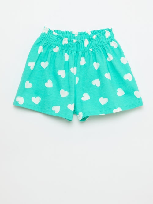 Pantalón corto colorido - Kiabi