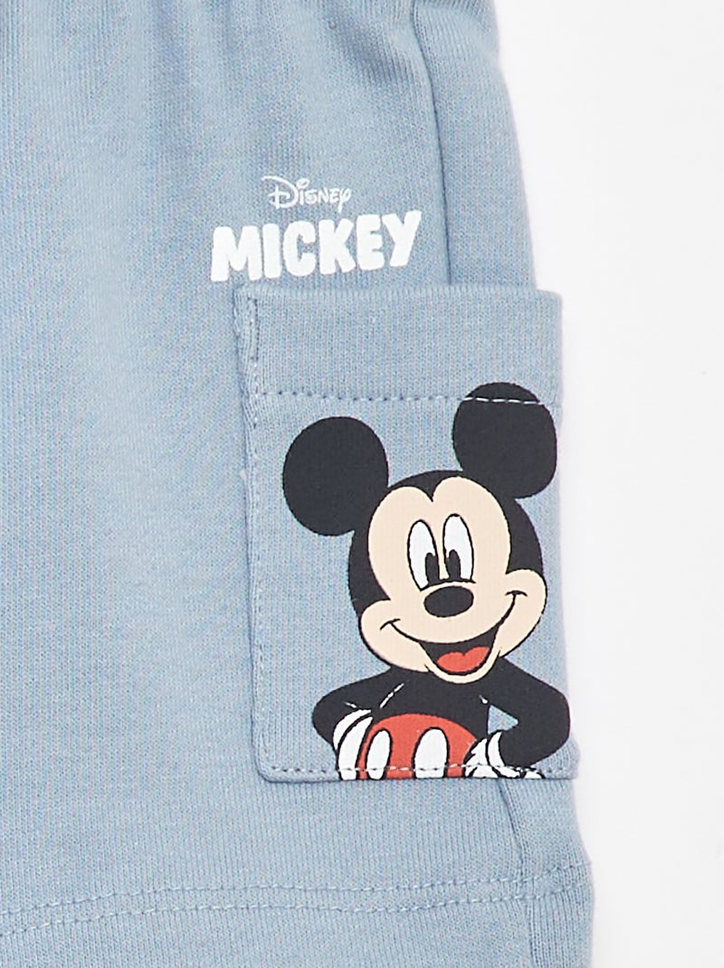 Pantalón corto con bolsillos 'Mickey' AZUL - Kiabi