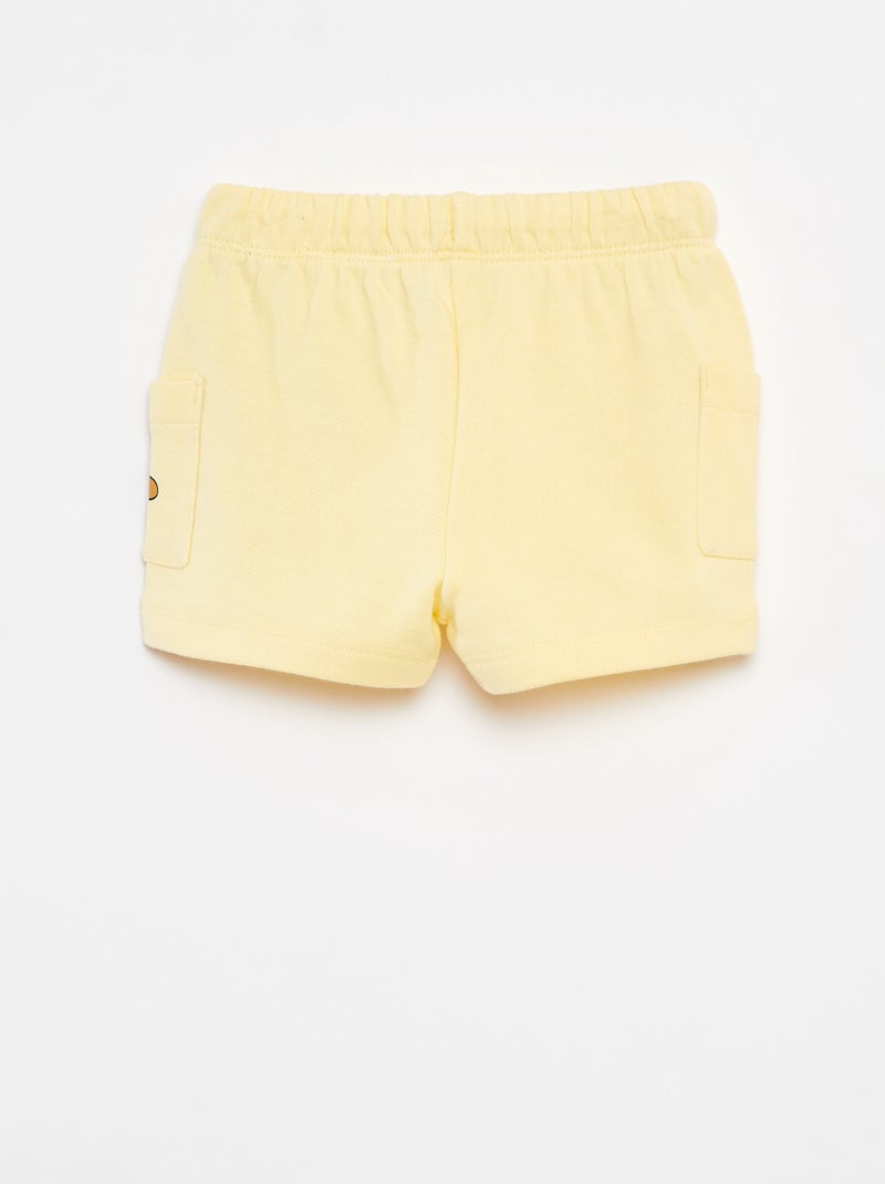 Pantalón corto con bolsillos 'Winnie' AMARILLO - Kiabi