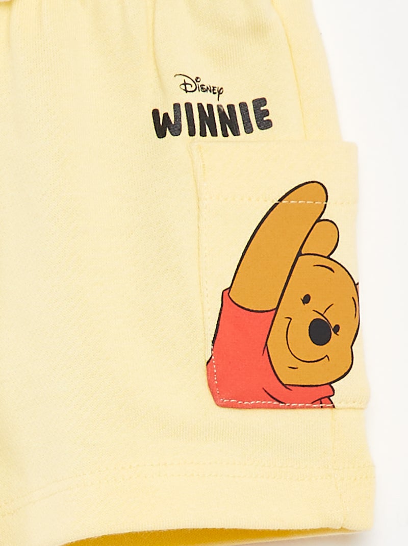 Pantalón corto con bolsillos 'Winnie' AMARILLO - Kiabi