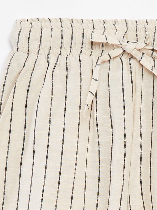 Pantalón corto con estampado - Kiabi