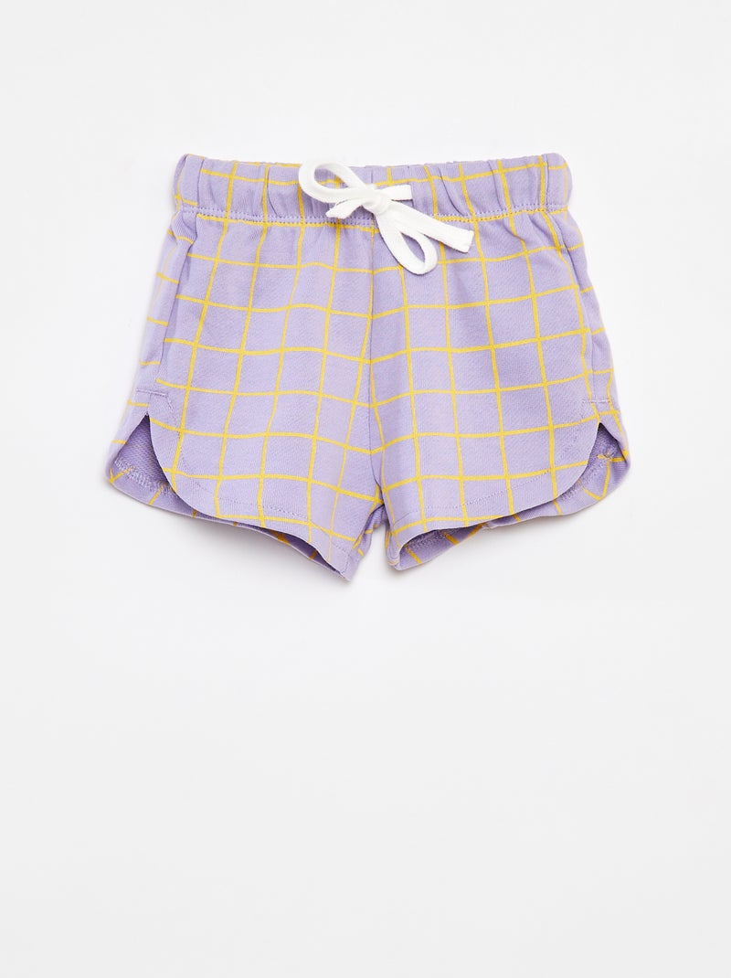 Pantalón corto con estampado Grafik Edition Purpura - Kiabi