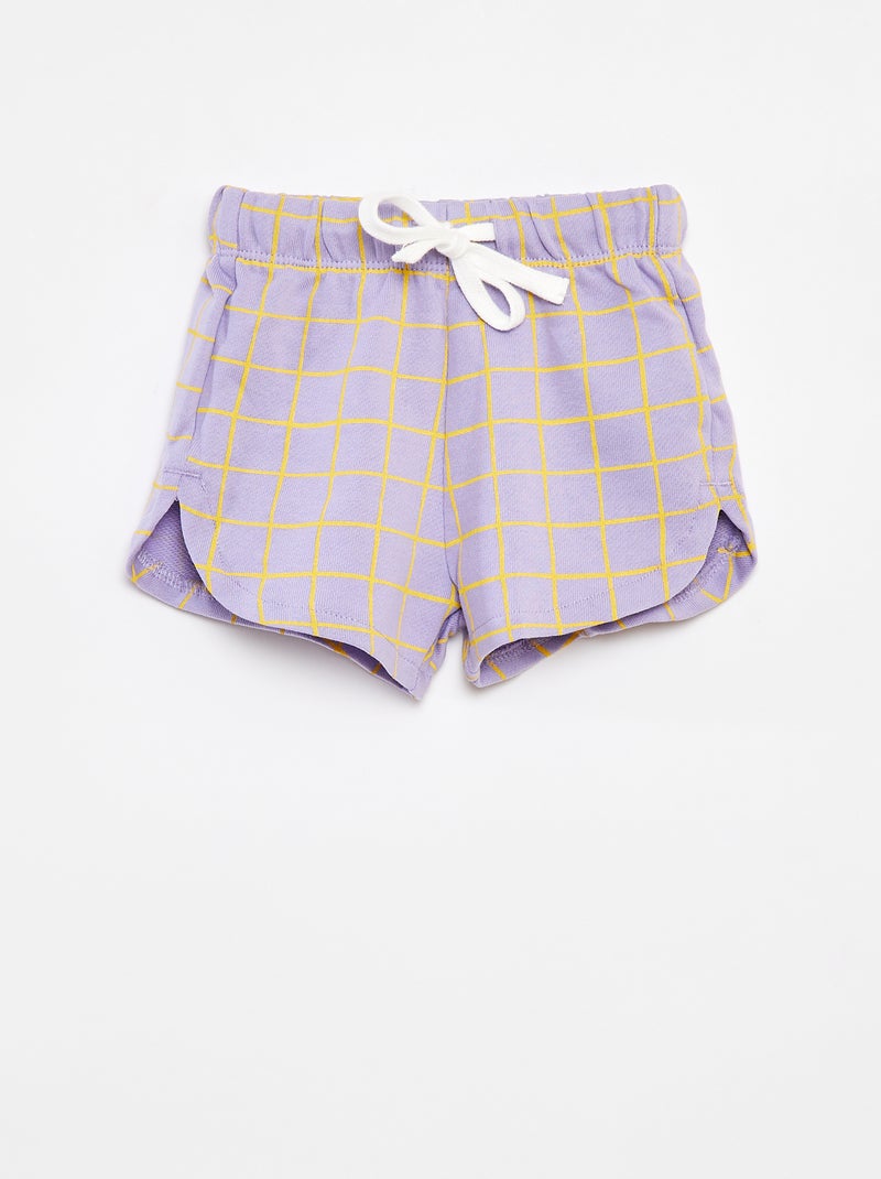Pantalón corto con estampado Grafik Edition Purpura - Kiabi