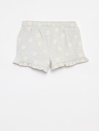 Pantalón corto con estampado y volantes 'Disney'