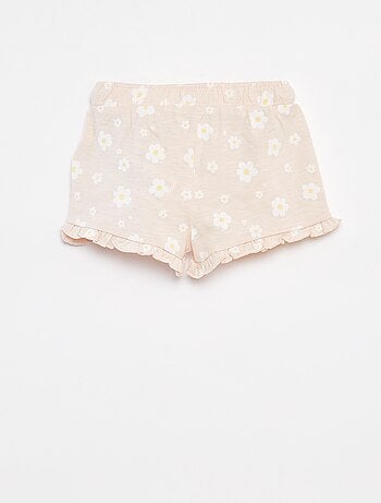 Pantalón corto con estampado y volantes 'Disney'