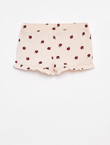 Pantalón corto con estampado y volantes 'Disney'