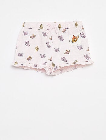 Pantalón corto con estampado y volantes 'Disney'