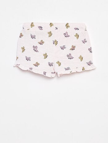 Pantalón corto con estampado y volantes 'Disney'