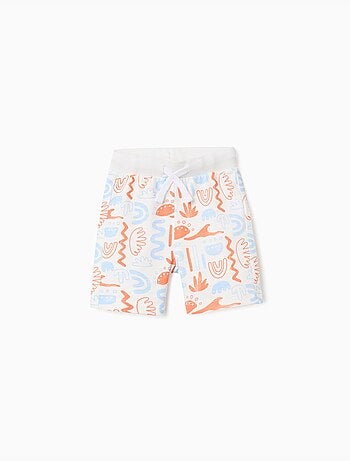 Pantalón corto de algodón con estampado