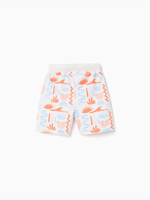 Pantalón corto de algodón con estampado - Kiabi