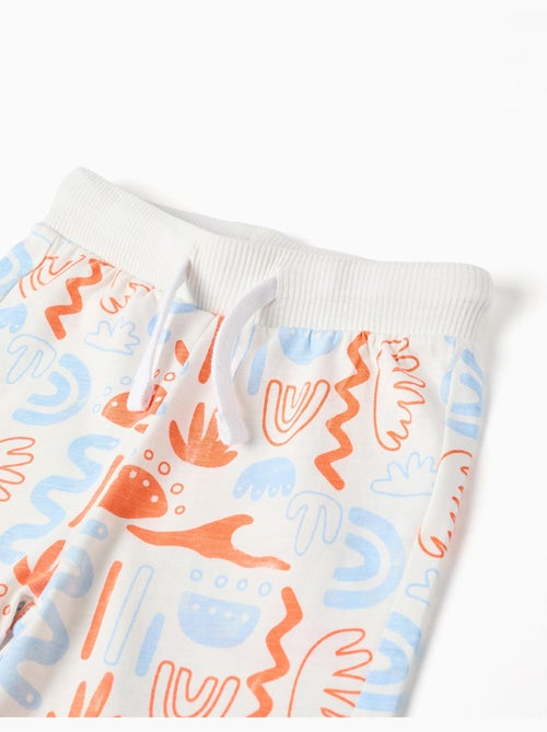Pantalón corto de algodón con estampado - Kiabi